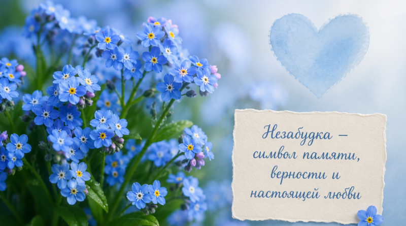 Значение цветов: что значит незабудка?