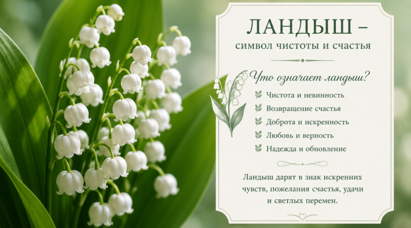 Значение цветов: что означает ландыш?