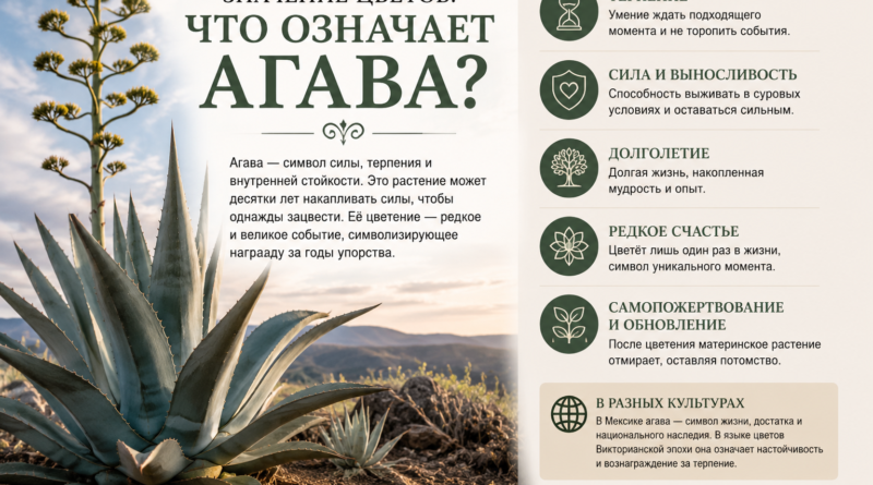 Значение цветов: что означает агава?